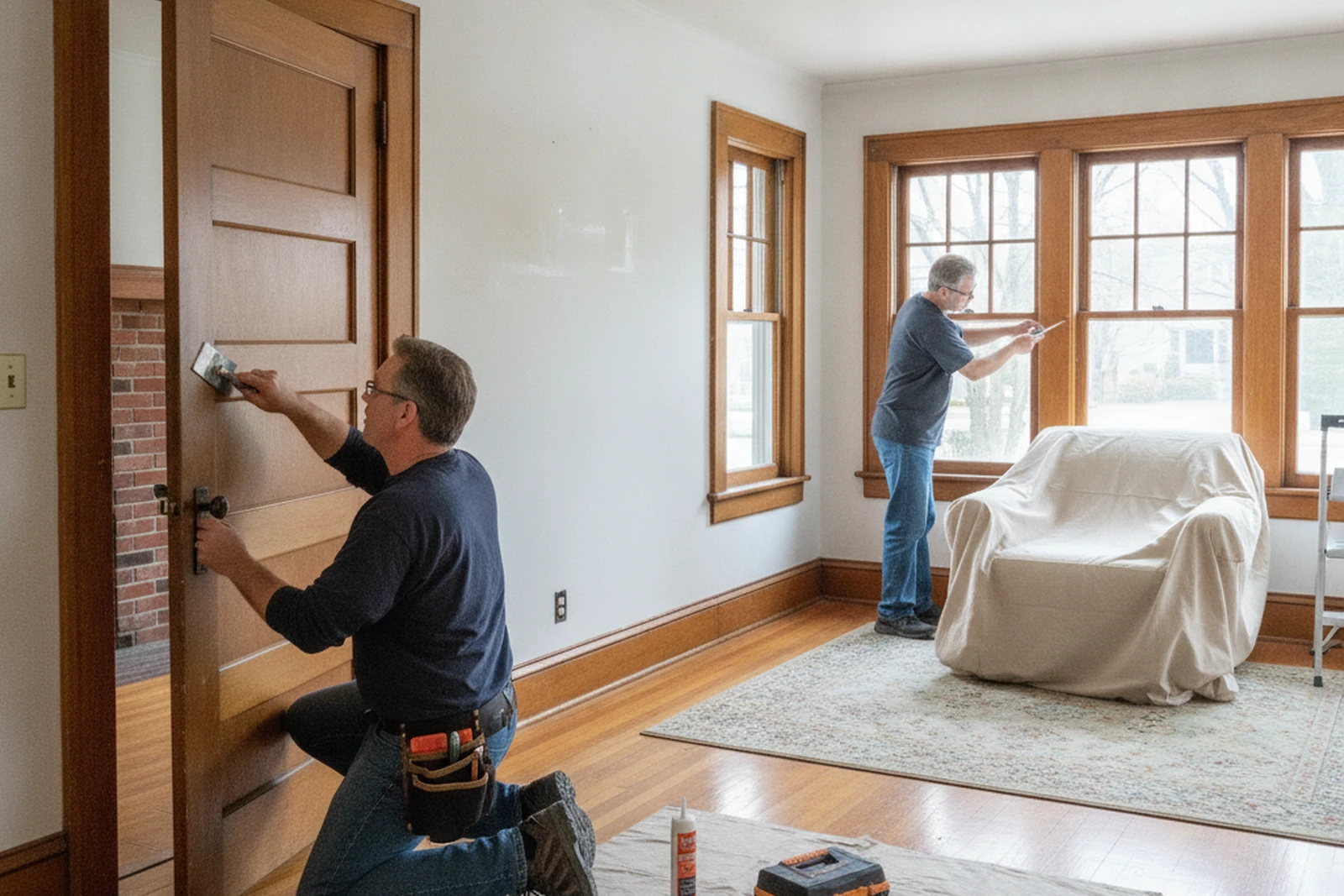 Pre-listing punch list handyman repairs Woonsocket Rhode Island Providence County older home sale prep northern RI Dave